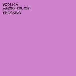 #CD81CA - Shocking Color Image