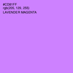 #CD81FF - Lavender Magenta Color Image