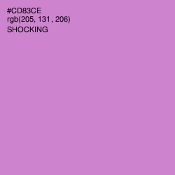 #CD83CE - Shocking Color Image