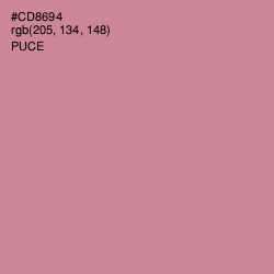 #CD8694 - Puce Color Image
