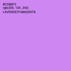 #CD86F2 - Lavender Magenta Color Image