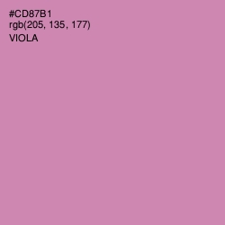 #CD87B1 - Viola Color Image