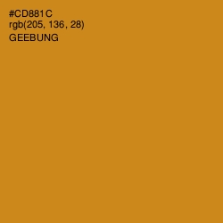 #CD881C - Geebung Color Image