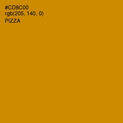 #CD8C00 - Pizza Color Image