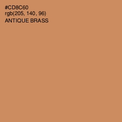 #CD8C60 - Antique Brass Color Image