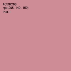 #CD8C96 - Puce Color Image