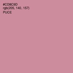 #CD8C9D - Puce Color Image