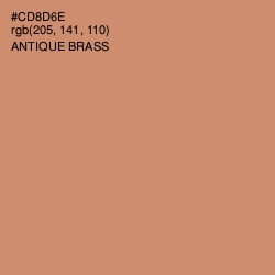 #CD8D6E - Antique Brass Color Image