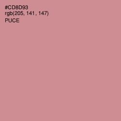 #CD8D93 - Puce Color Image