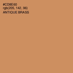 #CD8E60 - Antique Brass Color Image