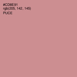 #CD8E91 - Puce Color Image