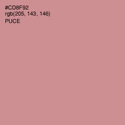 #CD8F92 - Puce Color Image