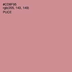 #CD8F95 - Puce Color Image