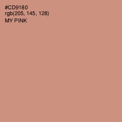 #CD9180 - My Pink Color Image