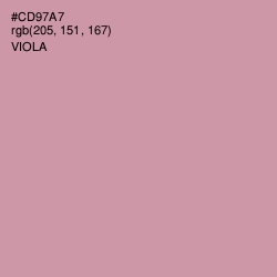 #CD97A7 - Viola Color Image