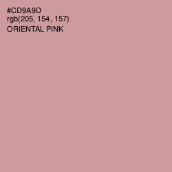 #CD9A9D - Oriental Pink Color Image