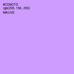 #CD9CFD - Mauve Color Image