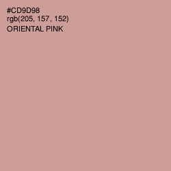#CD9D98 - Oriental Pink Color Image