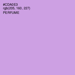 #CDA0E3 - Perfume Color Image