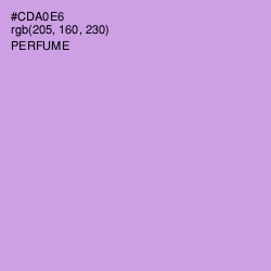 #CDA0E6 - Perfume Color Image