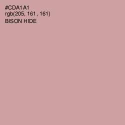 #CDA1A1 - Bison Hide Color Image