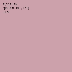 #CDA1AB - Lily Color Image