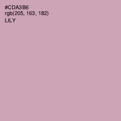 #CDA3B6 - Lily Color Image