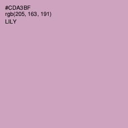 #CDA3BF - Lily Color Image
