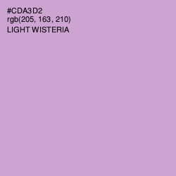 #CDA3D2 - Light Wisteria Color Image