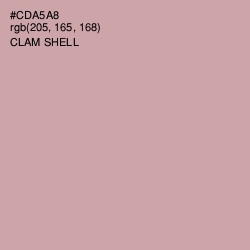 #CDA5A8 - Clam Shell Color Image
