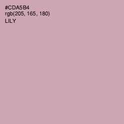 #CDA5B4 - Lily Color Image