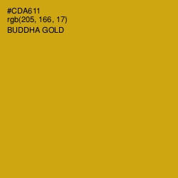 #CDA611 - Buddha Gold Color Image