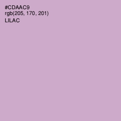 #CDAAC9 - Lilac Color Image