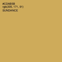 #CDAB5B - Sundance Color Image