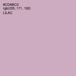 #CDABC0 - Lilac Color Image