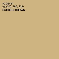 #CDB481 - Sorrell Brown Color Image