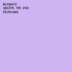#CDB4F2 - Perfume Color Image