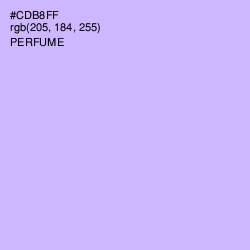 #CDB8FF - Perfume Color Image