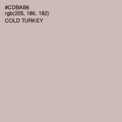#CDBAB6 - Cold Turkey Color Image