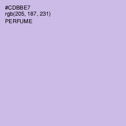 #CDBBE7 - Perfume Color Image