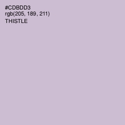#CDBDD3 - Thistle Color Image