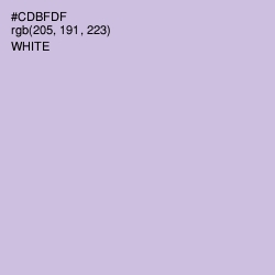 #CDBFDF - Thistle Color Image