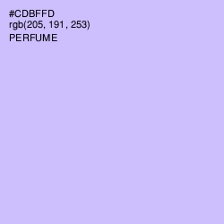 #CDBFFD - Perfume Color Image