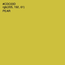 #CDC03D - Pear Color Image