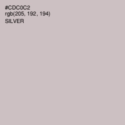 #CDC0C2 - Silver Color Image