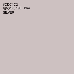 #CDC1C2 - Silver Color Image