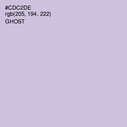 #CDC2DE - Ghost Color Image