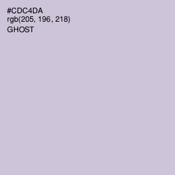 #CDC4DA - Ghost Color Image