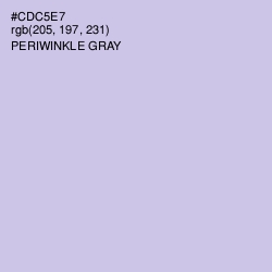 #CDC5E7 - Periwinkle Gray Color Image