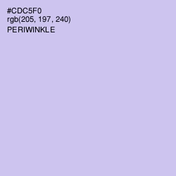 #CDC5F0 - Periwinkle Color Image